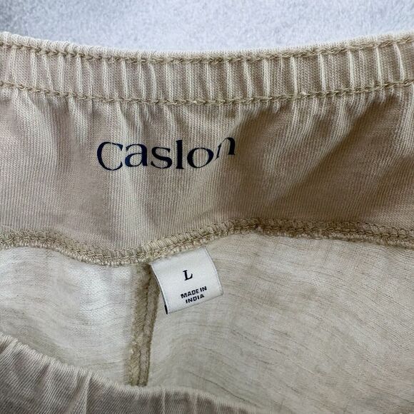 Caslon Women’s Natural Linen Color Mini Flare Paneled Skirt Size Large Work‎ - Picture 5 of 6